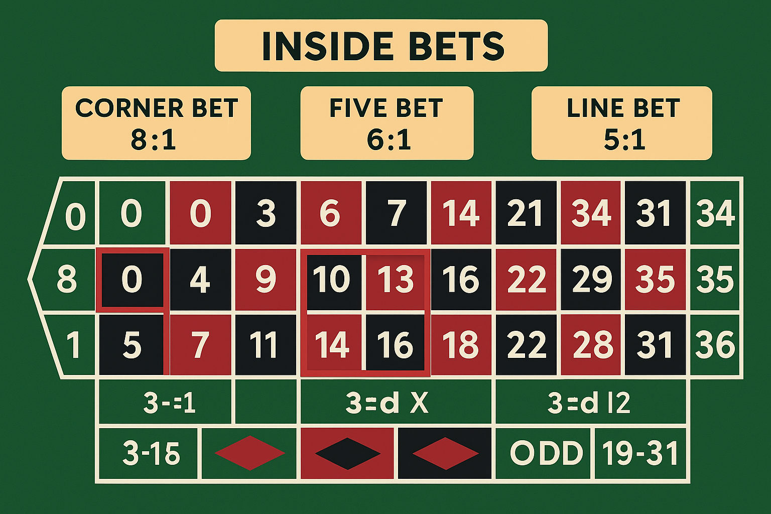 Inside bets
